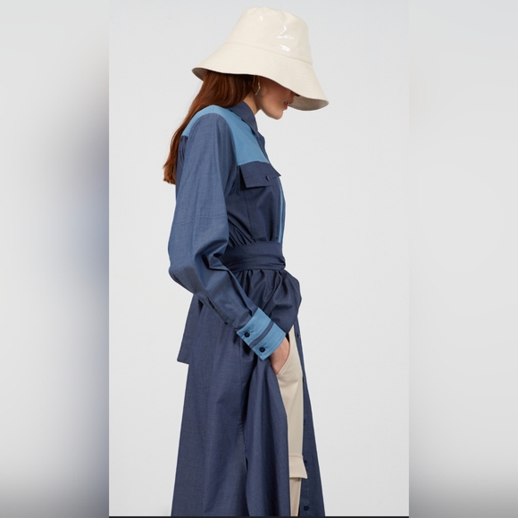 Tasch Milano Cotton Bauhaus Shirt dress Size US 8
